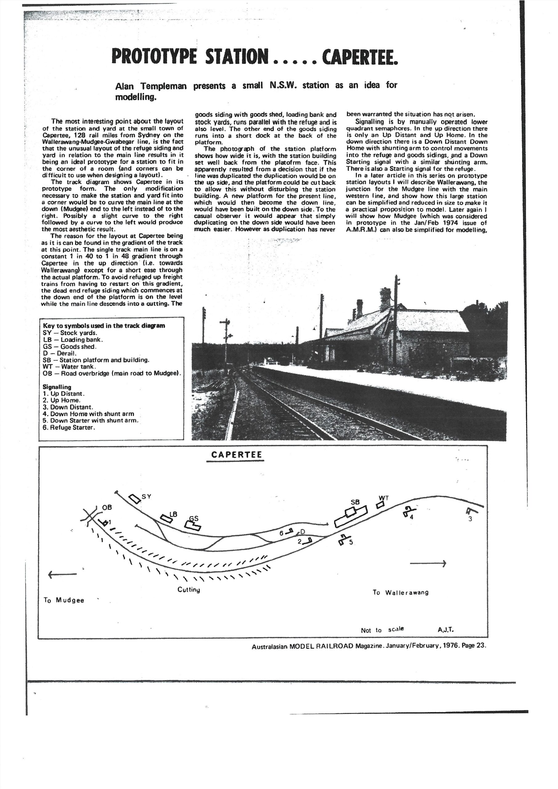 Capertee prototype station article 19760101