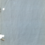 Back cover of the original 1952 Rules of Capertee and District Progress Association. The Cover is grey.