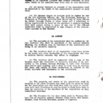 Page 6 of the original 1952 Rules of Capertee and District Progress Association. The page It sets out clauses 17 to 19(b) and has amendments to clause 17(a).